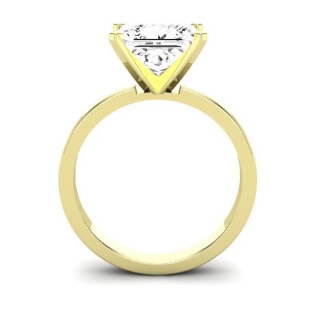 Lantana Moissanite Matching Band Only (engagement Ring Not Included) For Ring With Princess Center yellowgold