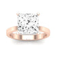 Lantana Diamond Matching Band Only (engagement Ring Not Included) For Ring With Princess Center rosegold