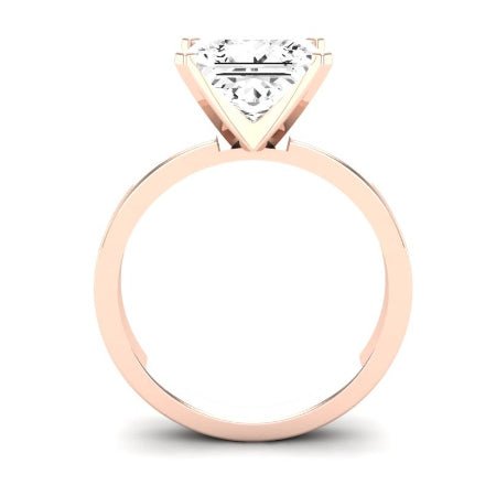 Lantana Diamond Matching Band Only (engagement Ring Not Included) For Ring With Princess Center rosegold