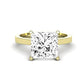 Lantana Moissanite Matching Band Only (engagement Ring Not Included) For Ring With Princess Center yellowgold