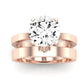 Lantana Diamond Matching Band Only (engagement Ring Not Included) For Ring With Round Center rosegold