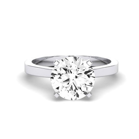 Lantana Diamond Matching Band Only (engagement Ring Not Included) For Ring With Round Center whitegold