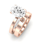 Lantana Oval Diamond Bridal Set (Lab Grown Igi Cert) rosegold