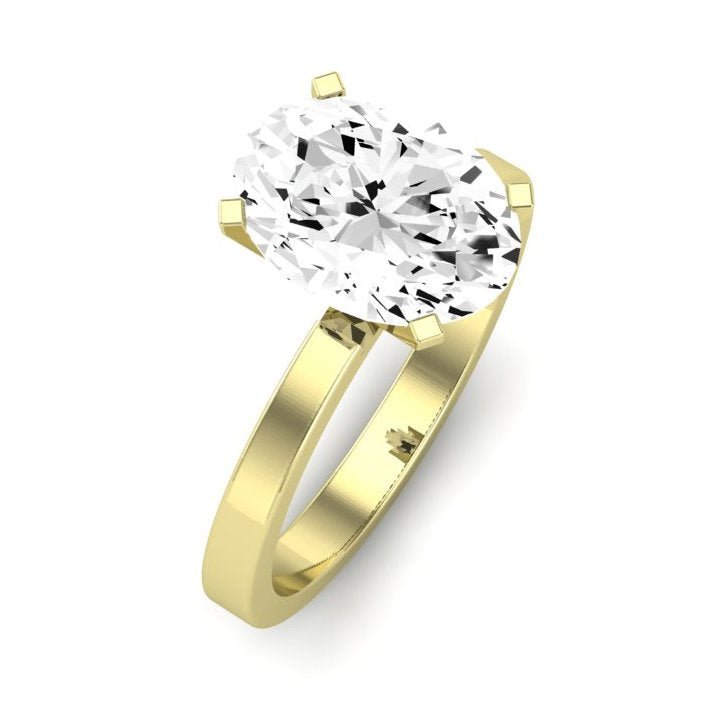 Lantana Oval Diamond Engagement Ring (Lab Grown Igi Cert) yellowgold