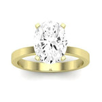 Lantana Oval Moissanite Bridal Set yellowgold