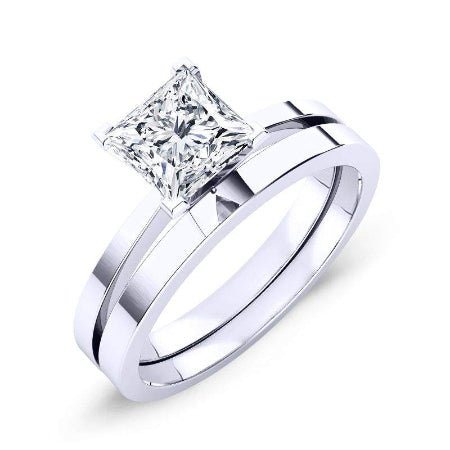 2.00 ct - Lantana - Princess Moissanite Bridal Set