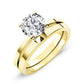 Lantana Round Diamond Bridal Set (Lab Grown Igi Cert) yellowgold