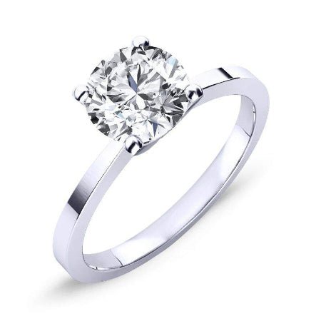 Lantana Round Diamond Engagement Ring (Lab Grown Igi Cert) whitegold