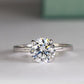 Lantana Round Diamond Engagement Ring (Lab Grown Igi Cert) whitegold