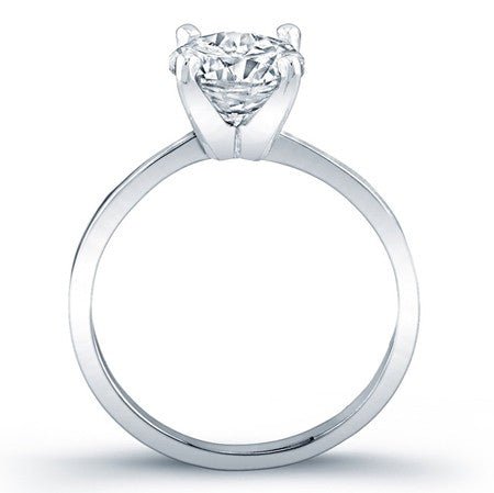 Lantana Round Moissanite Bridal Set whitegold