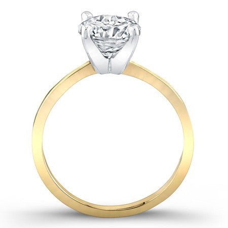 Lantana Round Moissanite Bridal Set yellowgold