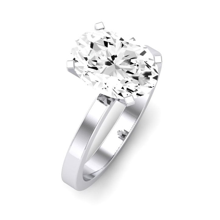 Lantana Oval Diamond Engagement Ring (Lab Grown Igi Cert) whitegold