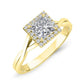 Larkspur Moissanite Matching Band Only (engagement Ring Not Included) For Ring With Princess Center yellowgold