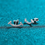 Larrisa Moissanite Earrings whitegold