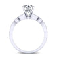 Laurel Cushion Diamond Bridal Set (Lab Grown Igi Cert) whitegold