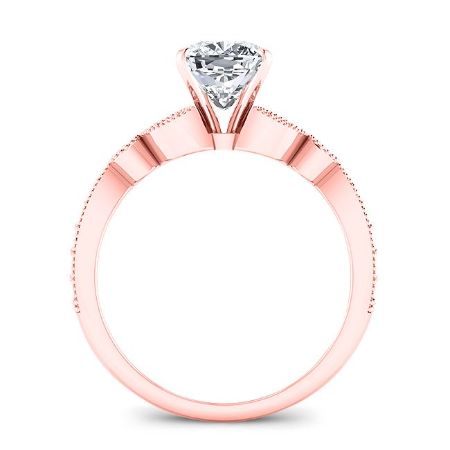 Laurel Cushion Diamond Bridal Set (Lab Grown Igi Cert) rosegold