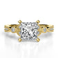 Laurel Princess Diamond Engagement Ring (Lab Grown Igi Cert) yellowgold