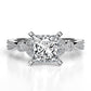 Laurel Princess Diamond Engagement Ring (Lab Grown Igi Cert) whitegold