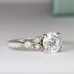 Laurel Round Diamond Engagement Ring (Lab Grown Igi Cert) whitegold