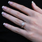 Lavender Round Diamond Engagement Ring (Lab Grown Igi Cert) whitegold