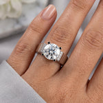 Lavender - GIA Natural Round Diamond Engagement Ring