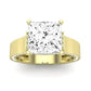 Lavender Moissanite Matching Band Only (engagement Ring Not Included) For Ring With Princess Center yellowgold