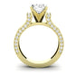 Lavender Oval Diamond Bridal Set (Lab Grown Igi Cert) yellowgold