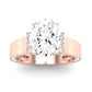 Lavender Oval Diamond Engagement Ring (Lab Grown Igi Cert) rosegold