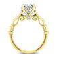 Laylani Cushion Diamond Bridal Set (Lab Grown Igi Cert) yellowgold