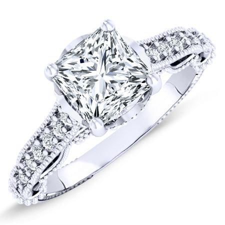 Laylani Princess Diamond Bridal Set (Lab Grown Igi Cert) whitegold