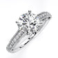 Laylani Round Diamond Engagement Ring (Lab Grown Igi Cert) whitegold