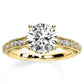 Laylani Round Diamond Engagement Ring (Lab Grown Igi Cert) yellowgold