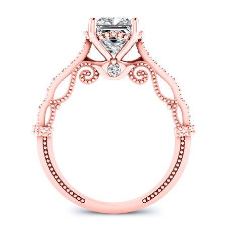 Laylani Princess Diamond Engagement Ring (Lab Grown Igi Cert) rosegold