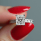 Laylani - Princess Lab Diamond Engagement Ring (IGI Certified)