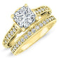 Laylani Princess Moissanite Bridal Set yellowgold