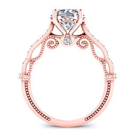 Laylani Round Diamond Bridal Set (Lab Grown Igi Cert) rosegold