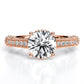 Laylani Round Diamond Engagement Ring (Lab Grown Igi Cert) rosegold