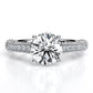 Laylani Round Diamond Engagement Ring (Lab Grown Igi Cert) whitegold