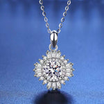 Leanna Diamond Necklace (Clarity Enhanced) whitegold