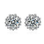 Leony Diamond Earrings (Clarity Enhanced) whitegold