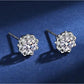 Leony Moissanite Earrings whitegold