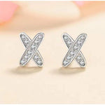 Leslie Round Diamond Earrings whitegold