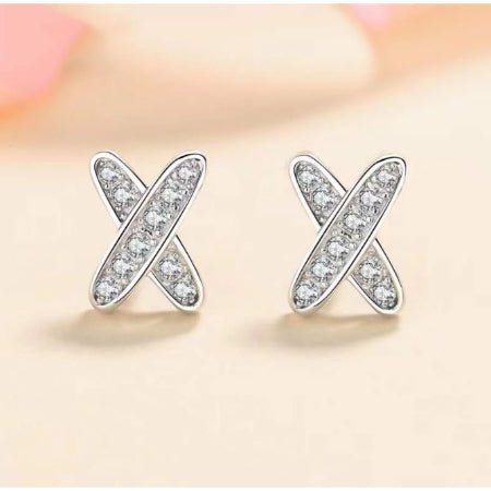 Leslie Round Diamond Earrings whitegold