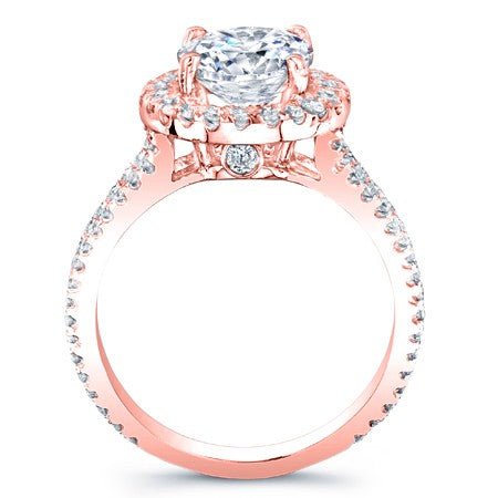 Lilac Round Diamond Engagement Ring (Lab Grown Igi Cert) rosegold