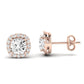 Linden Round Diamond Hoop Earrings (Clarity Enhanced) rosegold