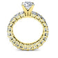 Linnea Round Diamond Bridal Set (Lab Grown Igi Cert) yellowgold