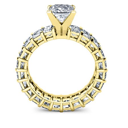 Linnea Princess Diamond Bridal Set (Lab Grown Igi Cert) yellowgold