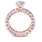 Linnea Round Diamond Bridal Set (Lab Grown Igi Cert) rosegold