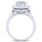 Lita Round Diamond Bridal Set (Lab Grown Igi Cert) whitegold