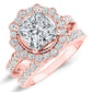 Lita Princess Moissanite Bridal Set rosegold